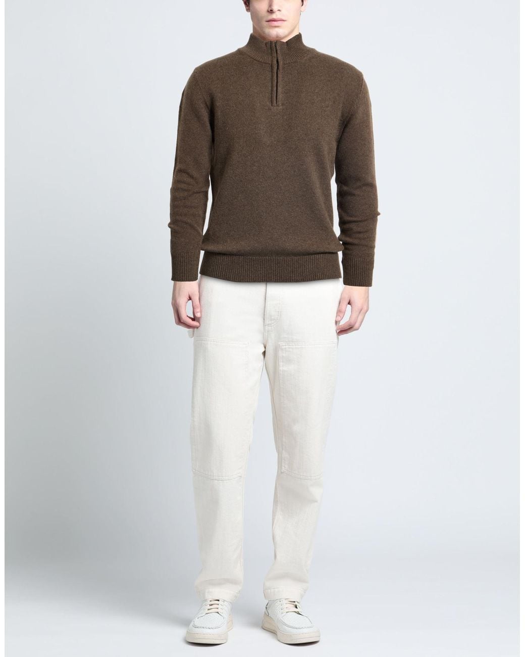 Aragona Brown Sweater Cashmere for men