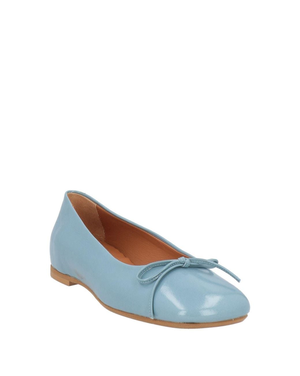 POESIE VENEZIANE Blue Ballet Flats Leather