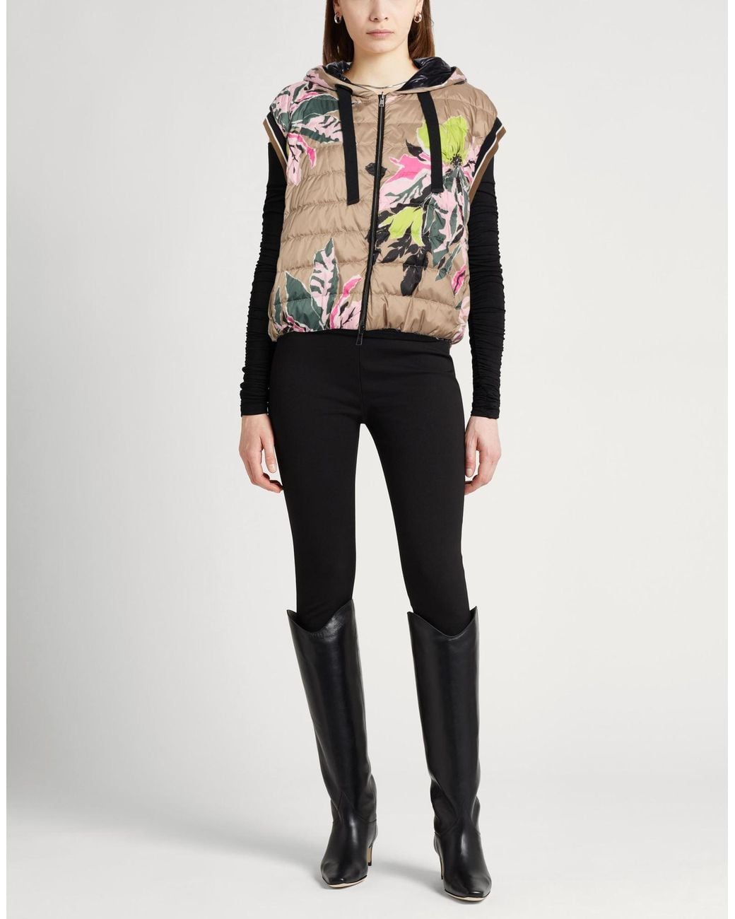 Herno Black Vest Polyester