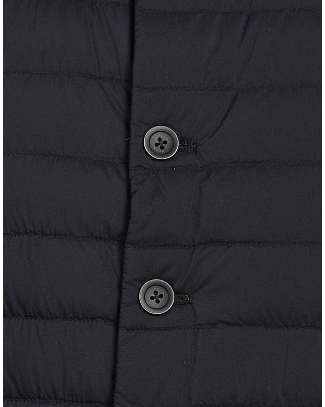 Herno Blue Vest Polyamide, Polyurethane for men