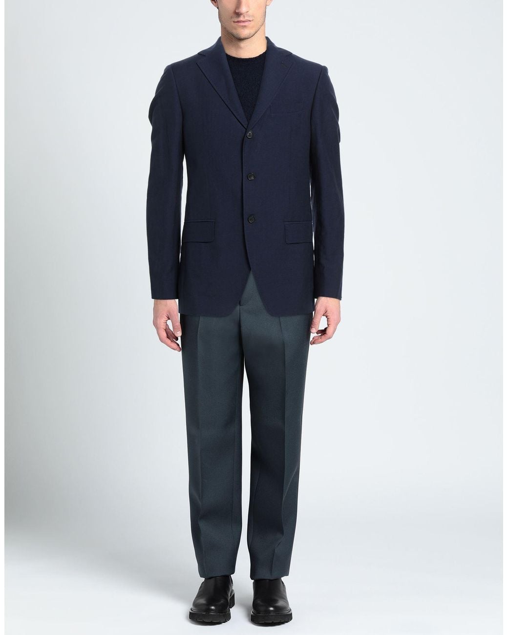 Mp Massimo Piombo Blue Blazer for men