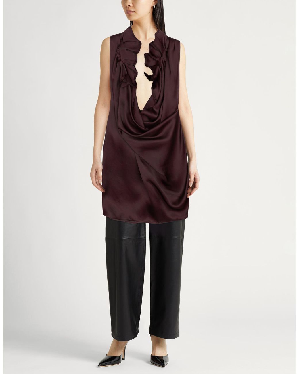 Khaite Purple Top Silk