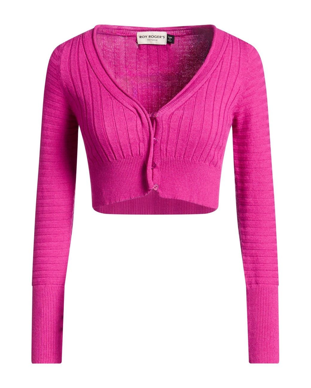 Roy Rogers Pink Cardigan Viscose, Polyester, Polyamide