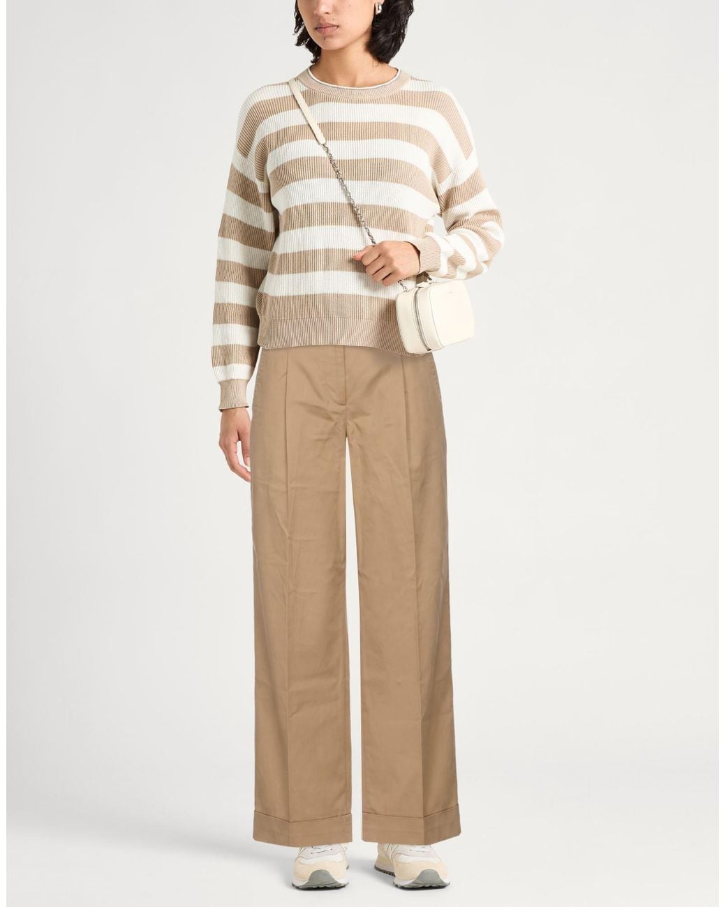Peserico Natural Pants Cotton, Elastane