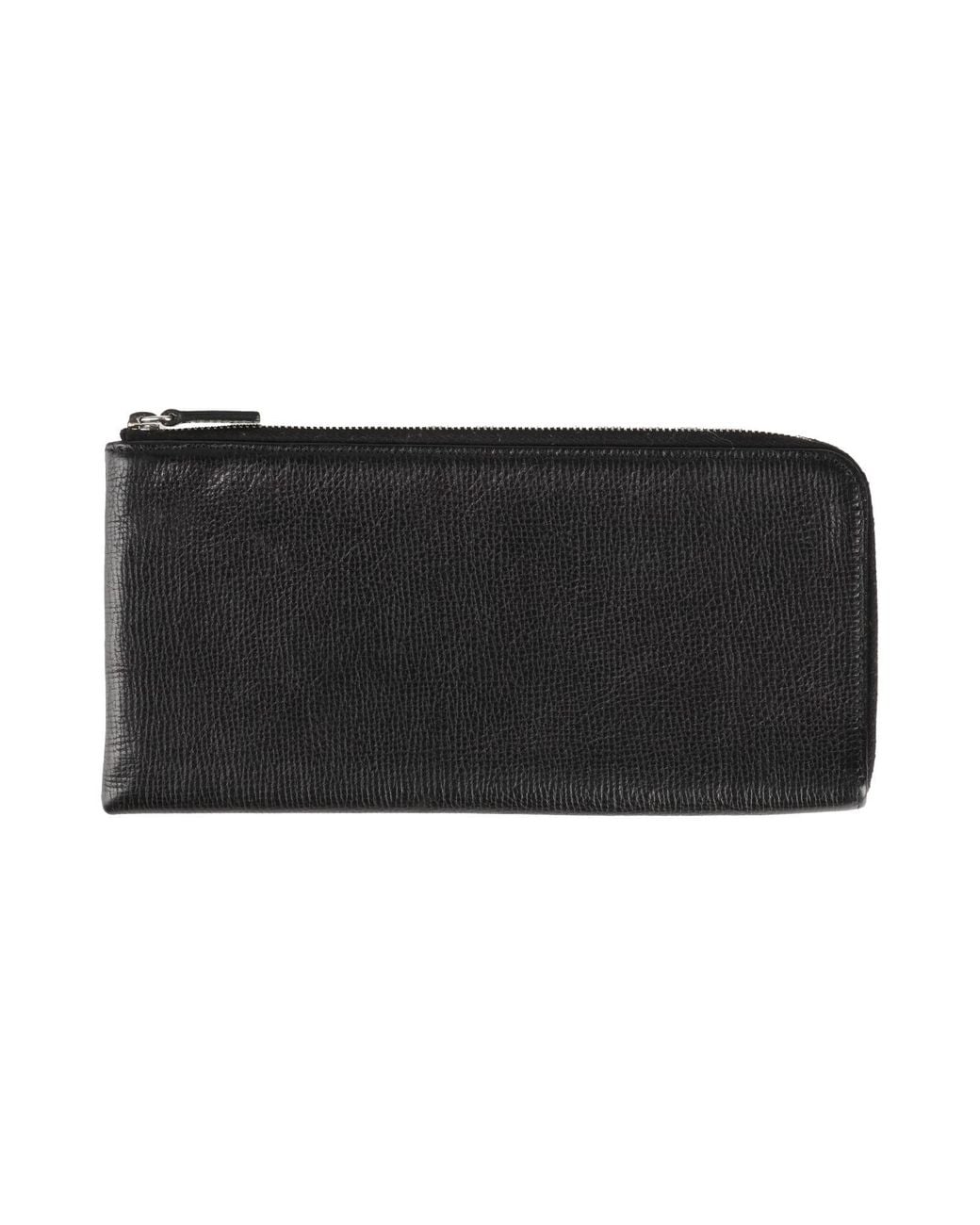 Doucal's Black Document Holder Leather for men