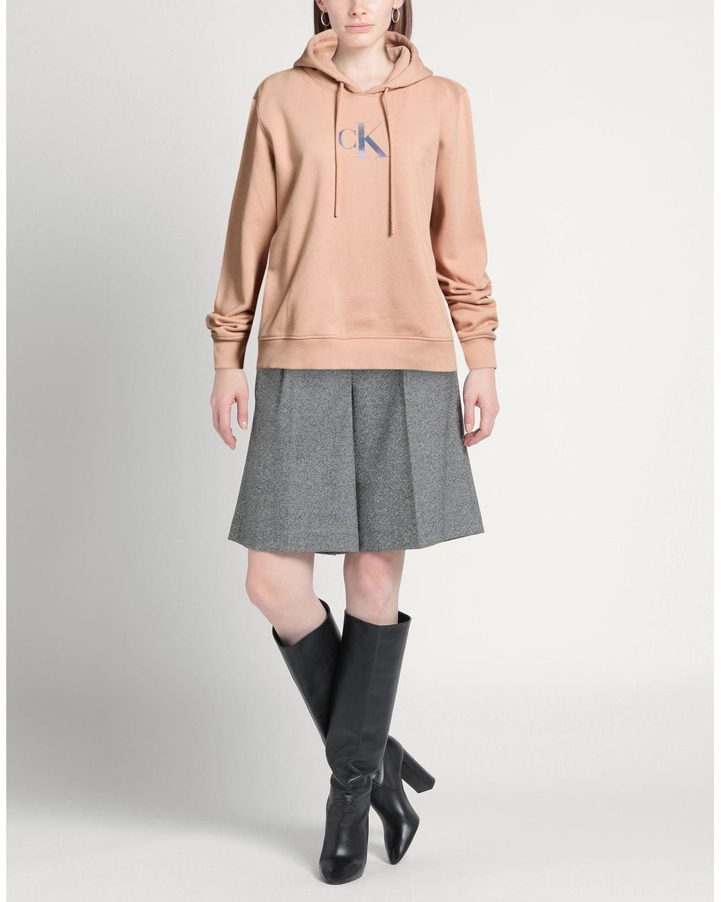 Calvin Klein Pink Sweatshirt Cotton, Polyester