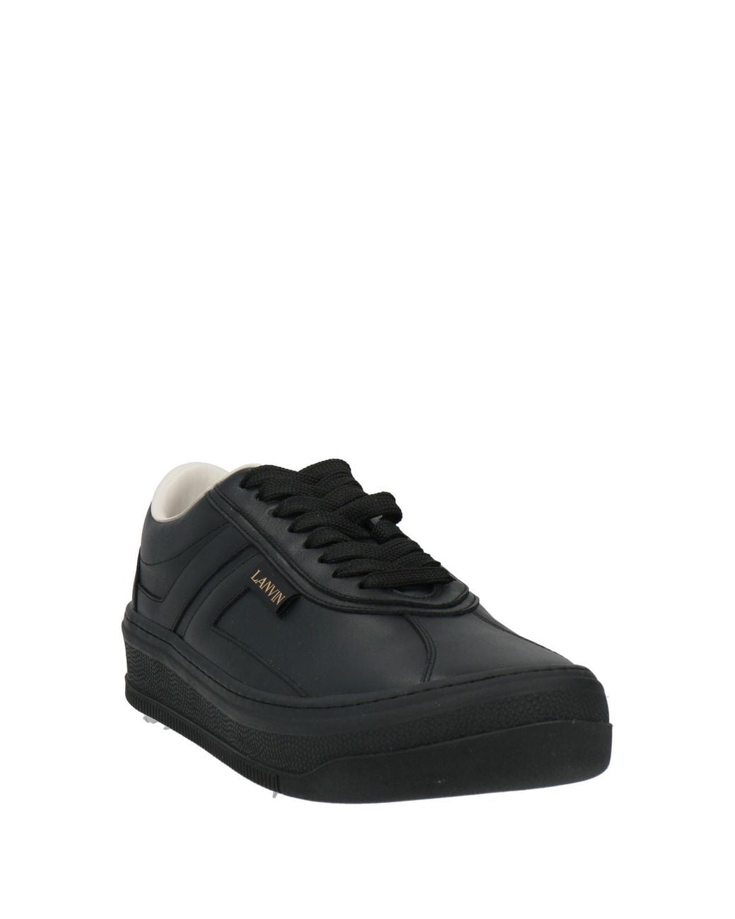Lanvin Black Sneakers Calfskin for men