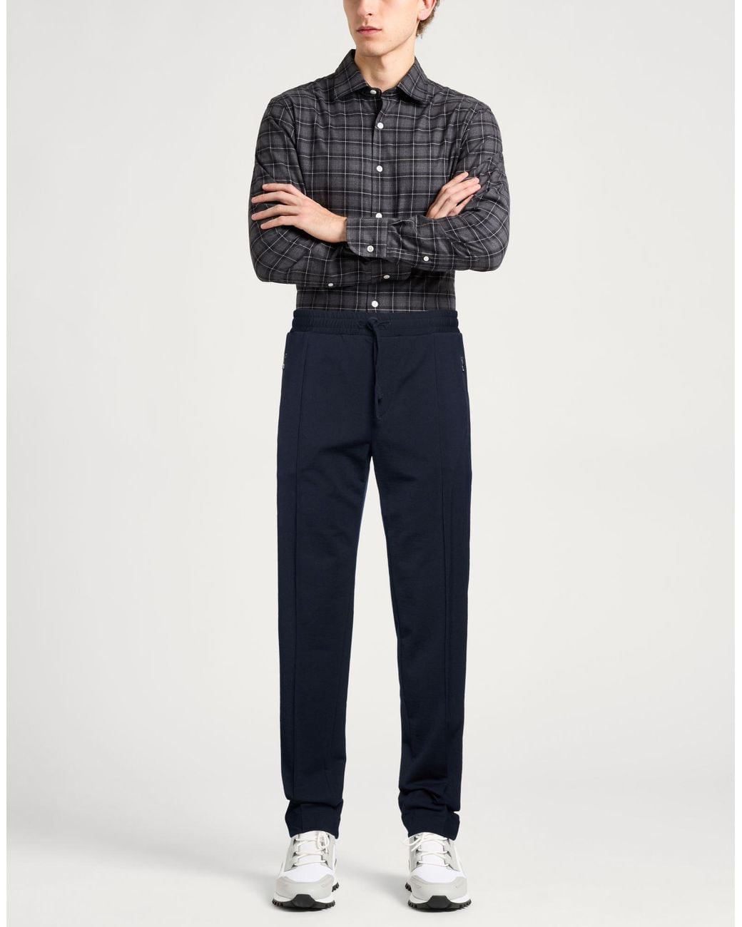 Paul & Shark Blue Pants Virgin Wool, Elastane for men