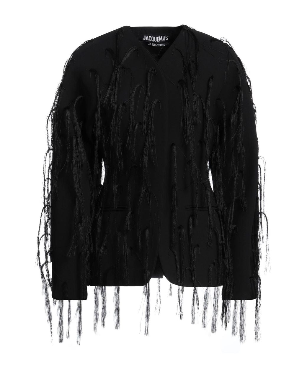 Jacquemus Black Jacket Polyester, Silk