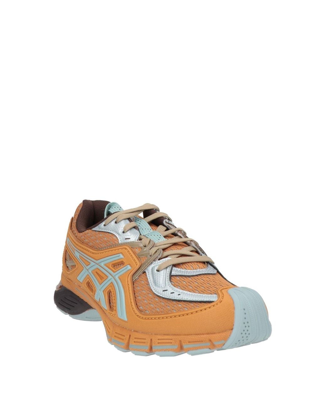 Asics Brown Tan Sneakers Textile Fibers, Synthetic Material for men