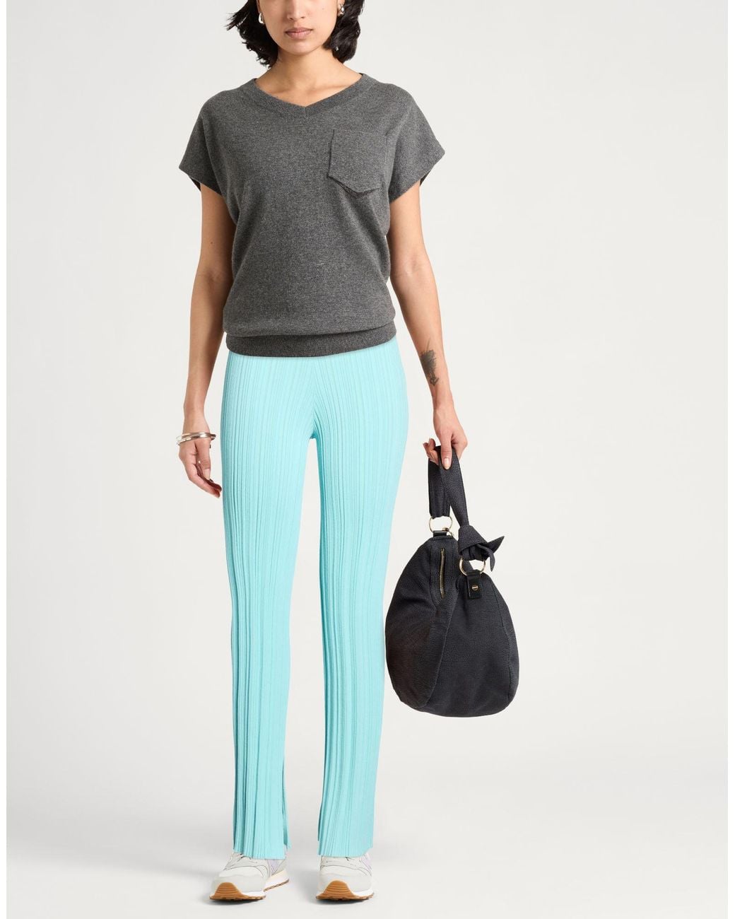 Jucca Blue Pants Polyamide, Viscose, Elastane