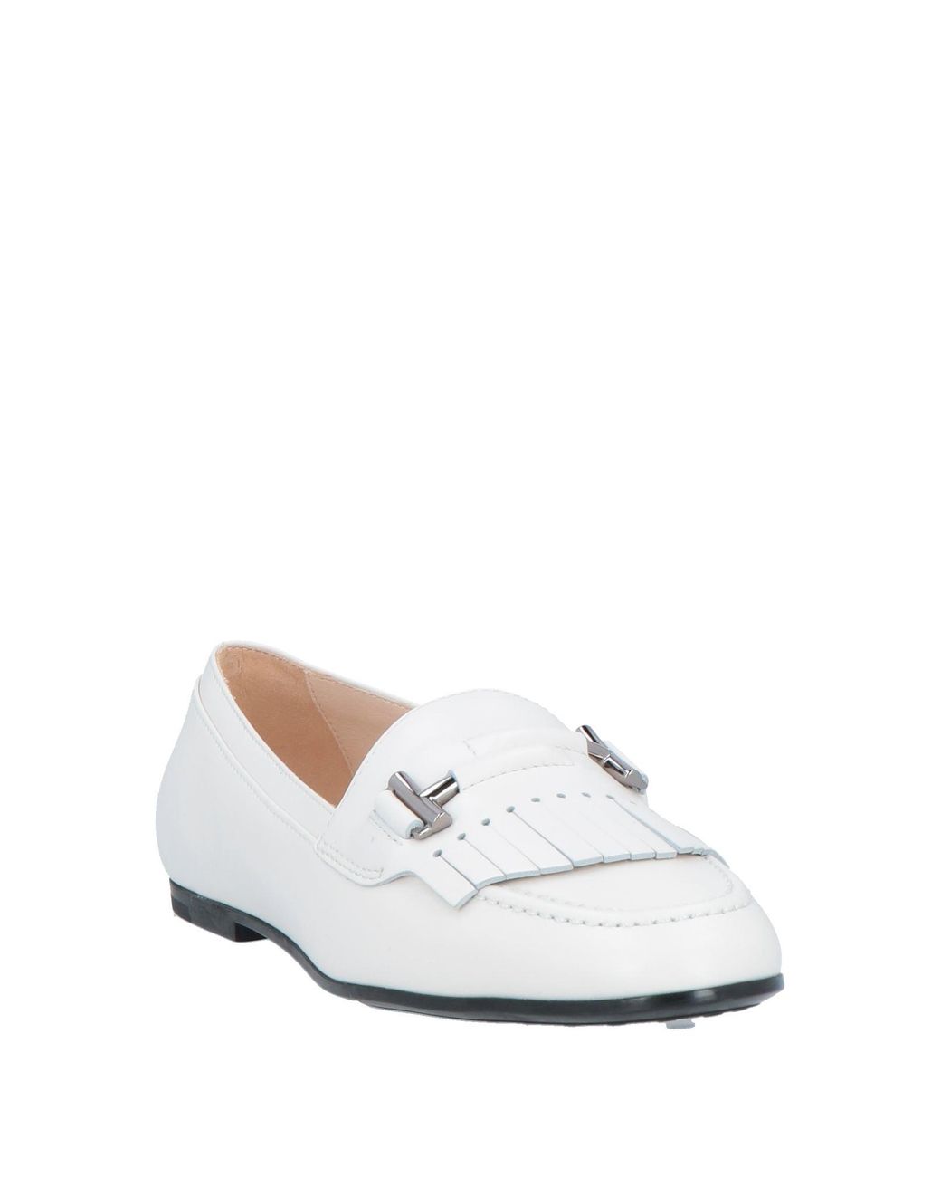 Tod's White Loafers