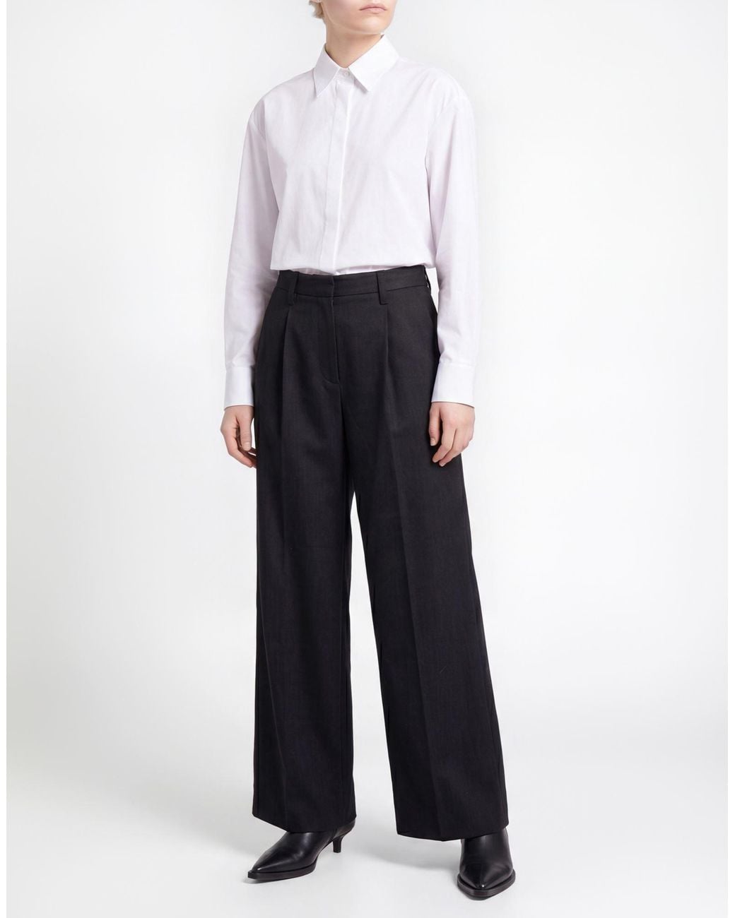 Simone Rocha Black Pants Polyester, Virgin Wool