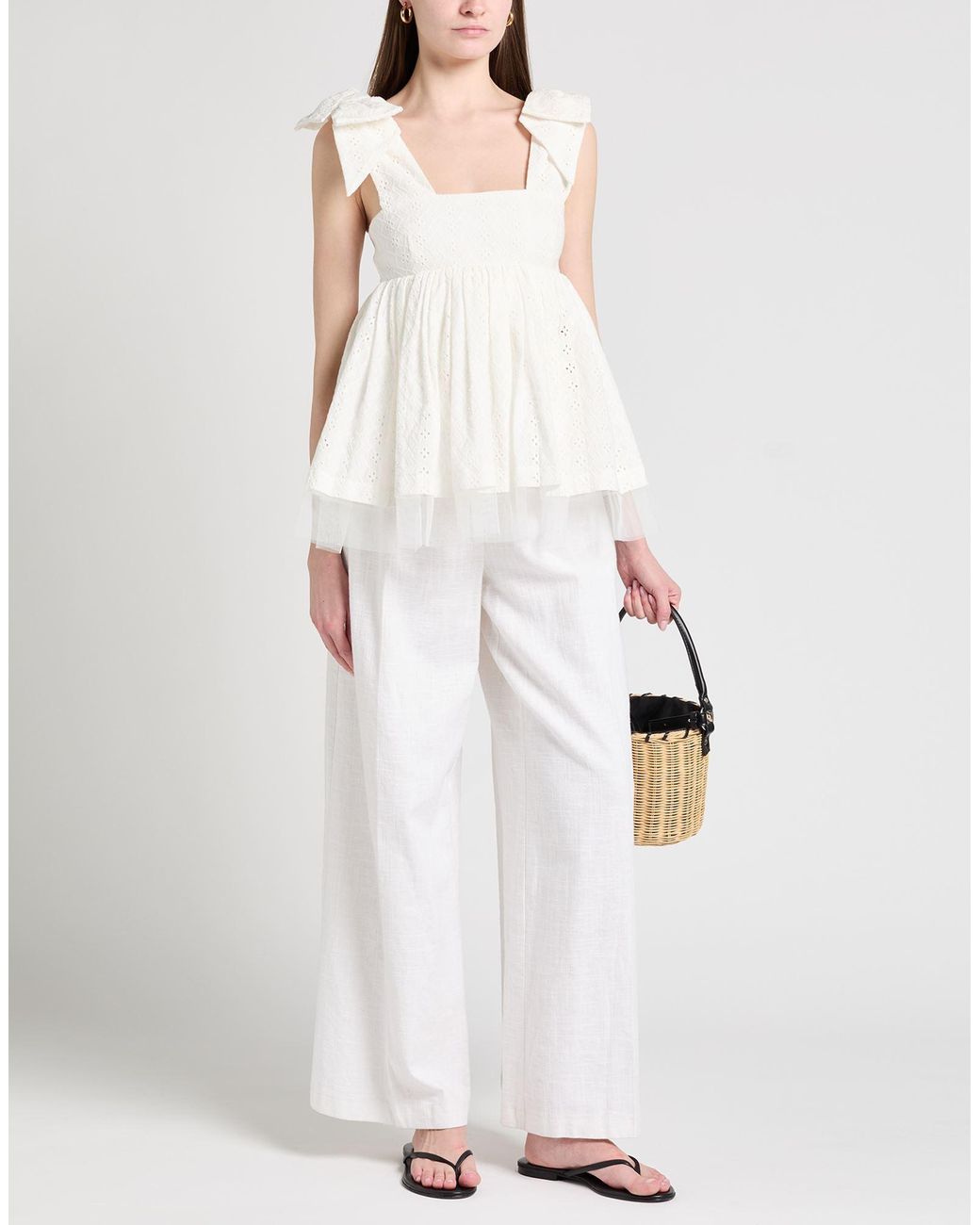 Viktor & Rolf White Top Organic Cotton, Polyester