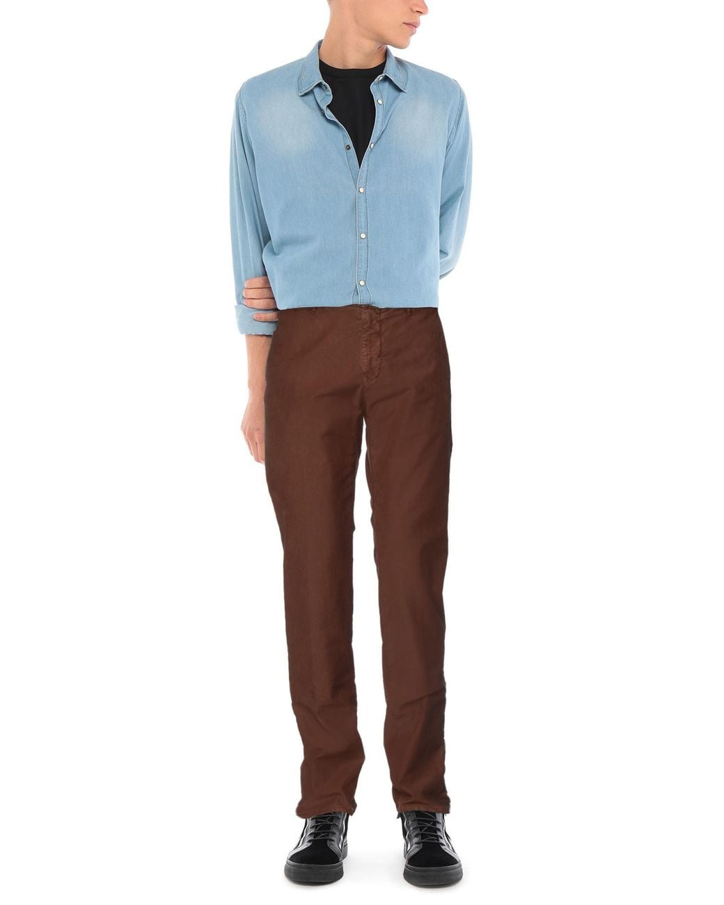 Incotex Brown Pants for men