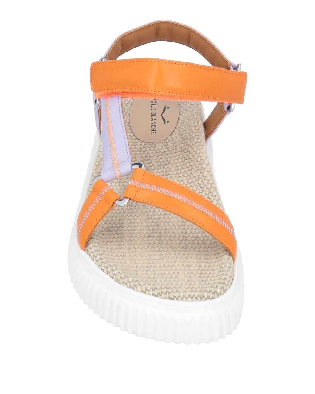 Voile Blanche Orange Sandals