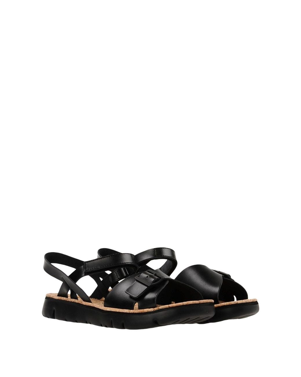 Camper Black Oruga Sandal Sandals Soft Leather