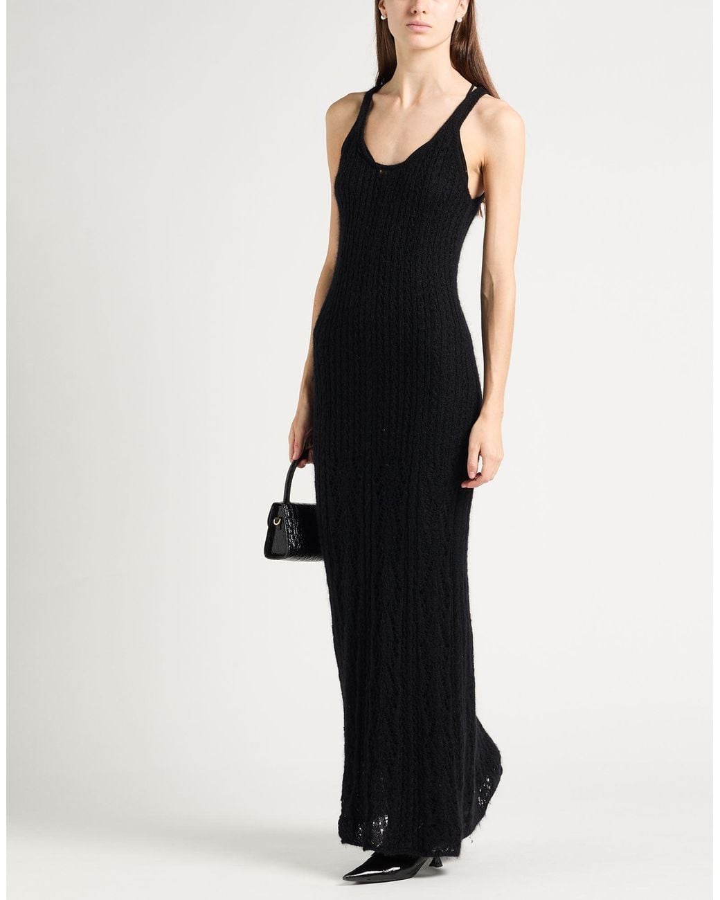 Erika Cavallini Semi Couture Black Maxi Dresses
