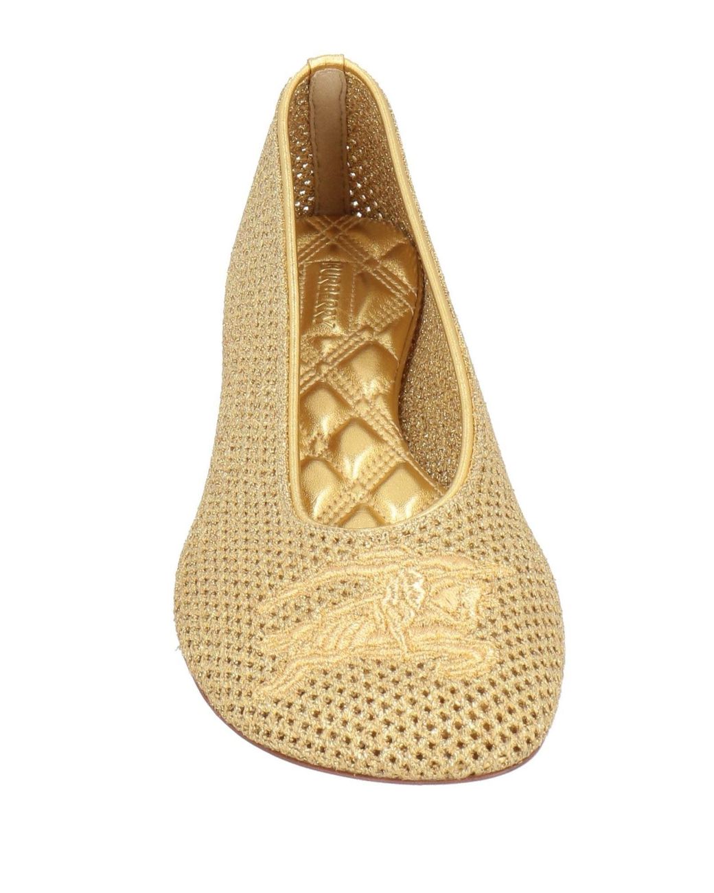 Burberry Natural Ballet Flats