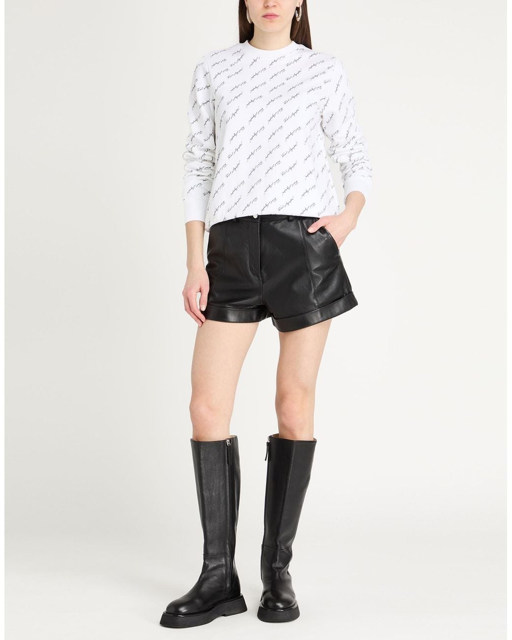 Karl Lagerfeld White Sweatshirt