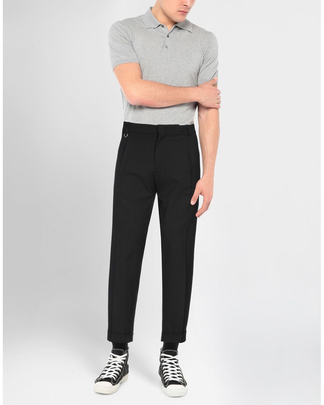 Paolo Pecora Black Pants for men
