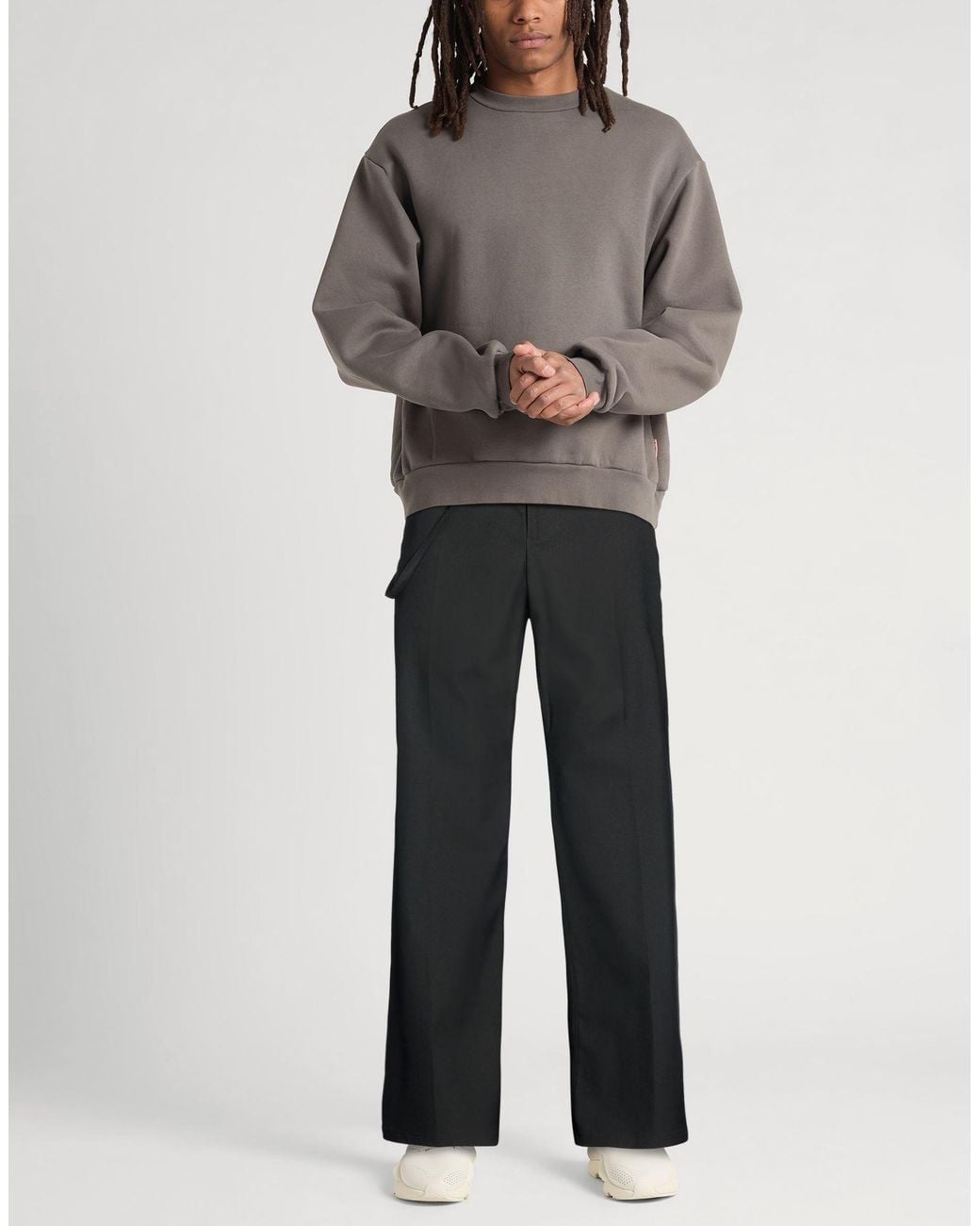 Courreges Black Pants Polyamide, Polyester, Wool, Elastane for men