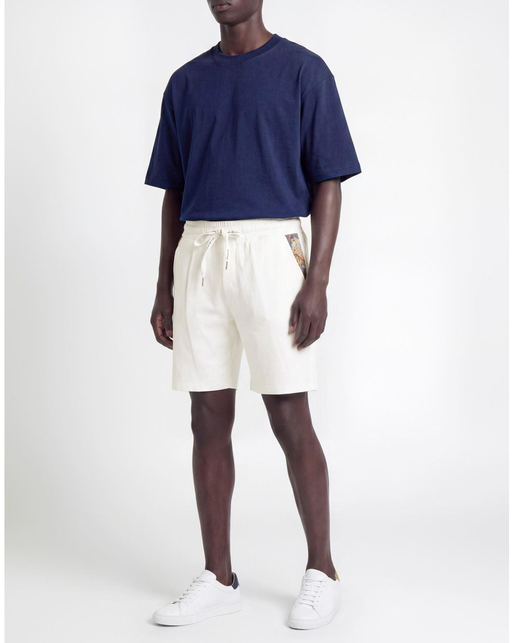 Takeshy Kurosawa White Shorts & Bermuda Shorts for men