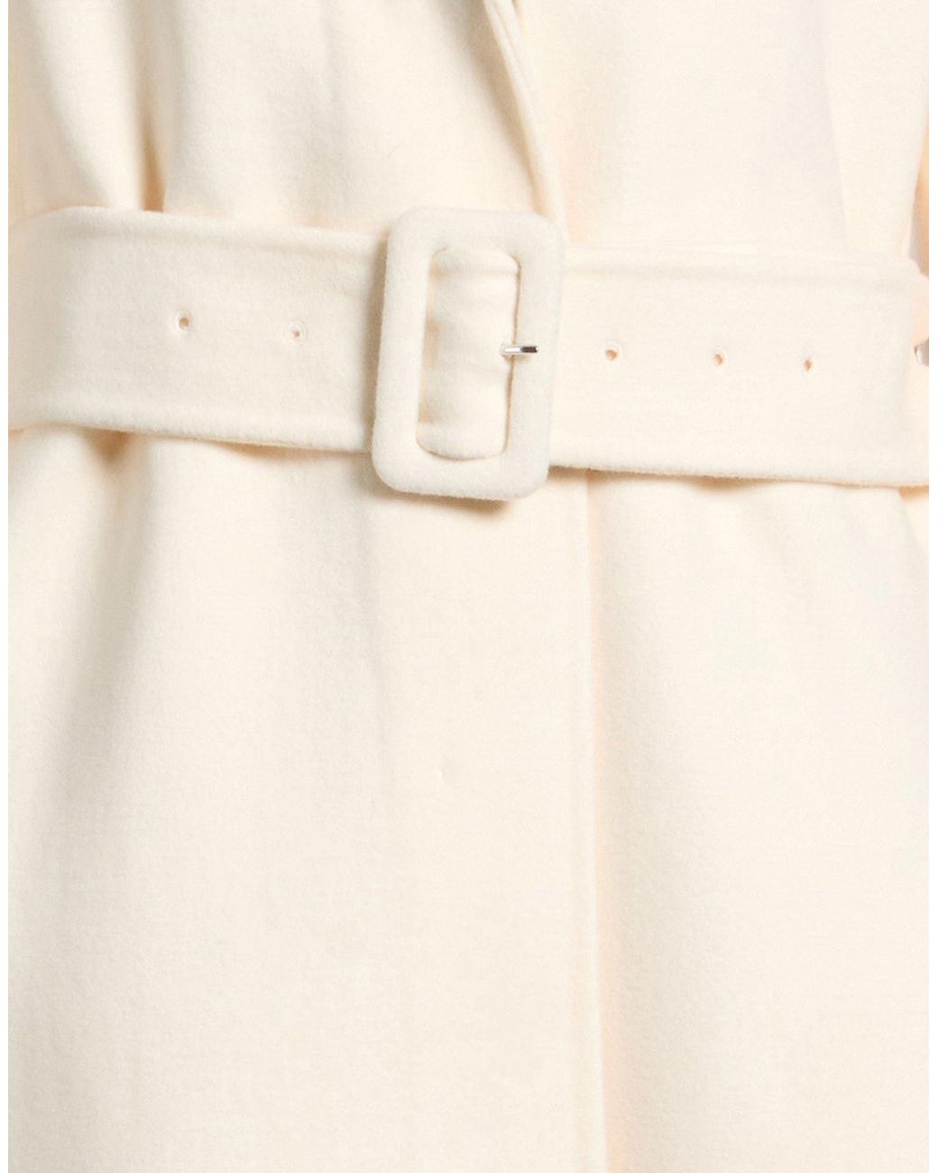 Jil Sander Natural Coat Virgin Wool