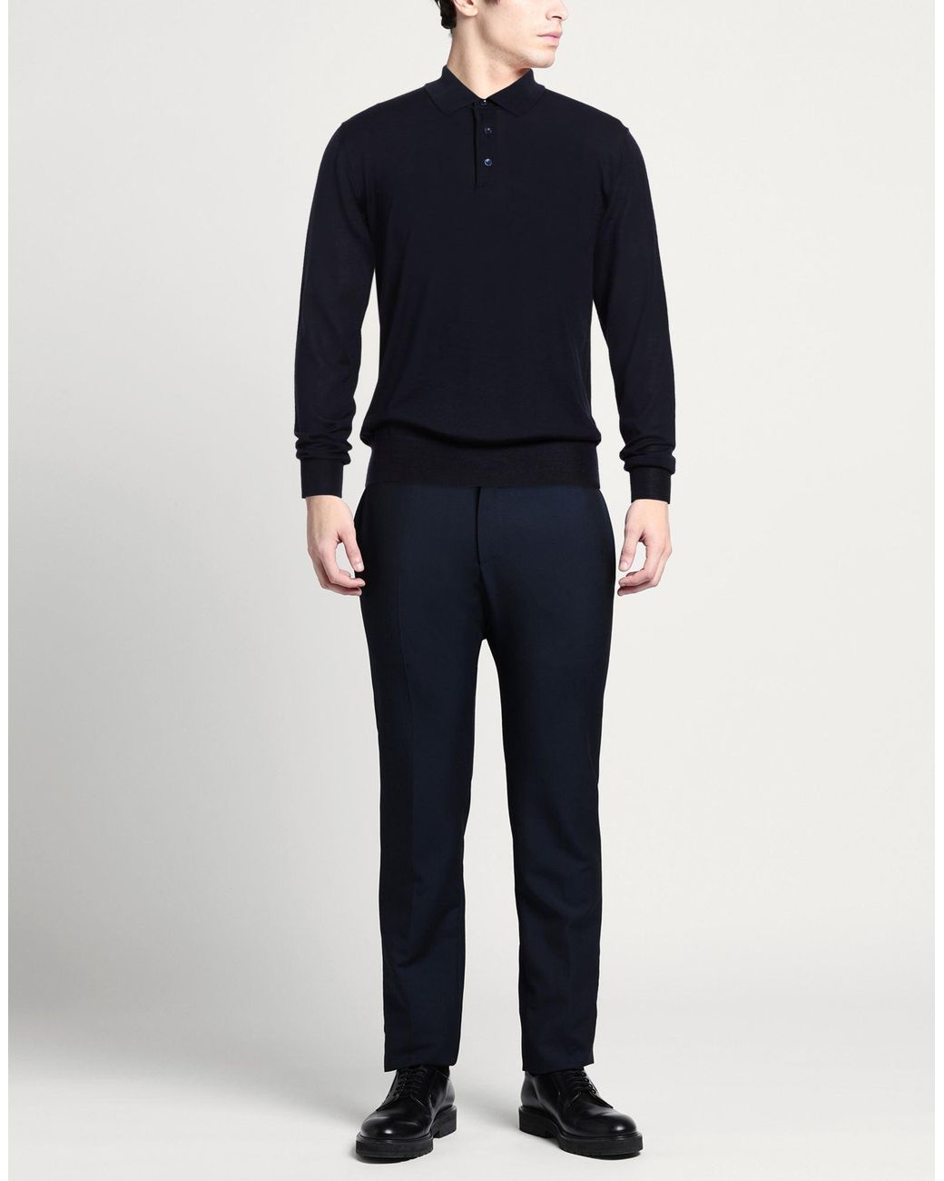 Pullover Luigi Borrelli Napoli pour homme en coloris Blue