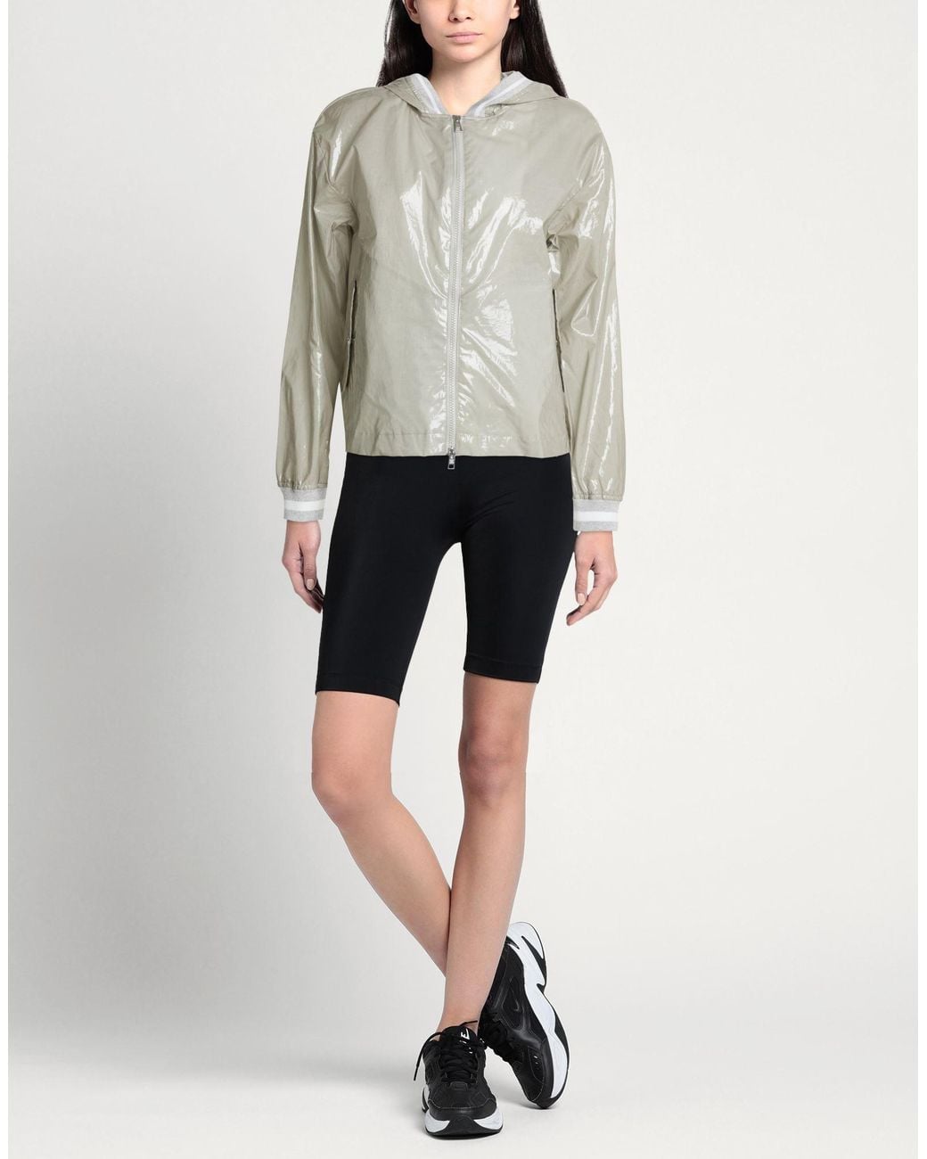 Panicale Gray Jacket Polyurethane, Cotton
