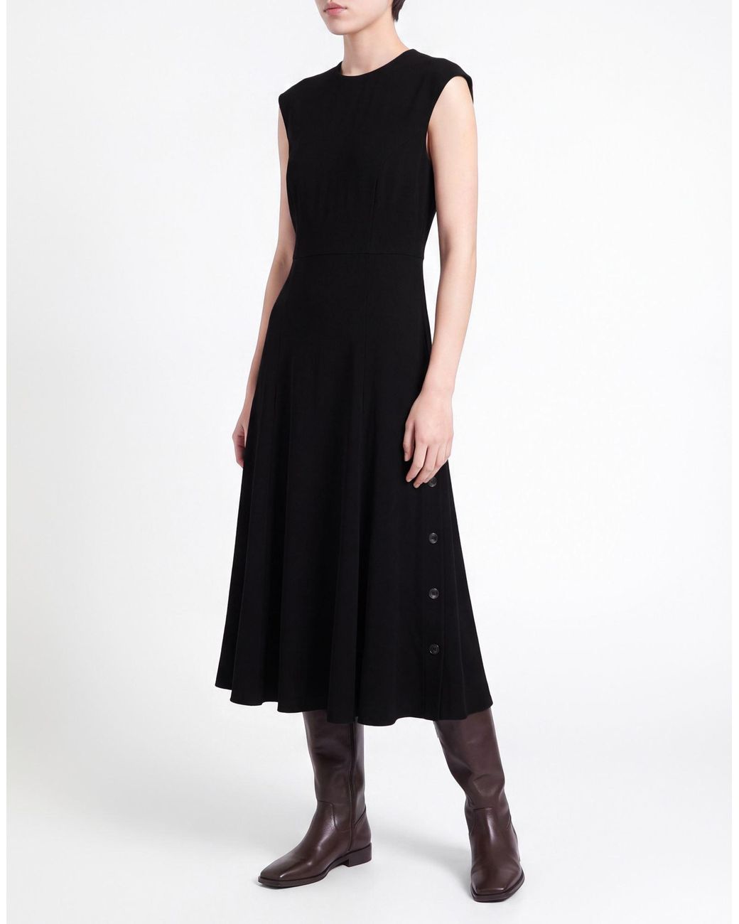 Proenza Schouler Black Midi Dress
