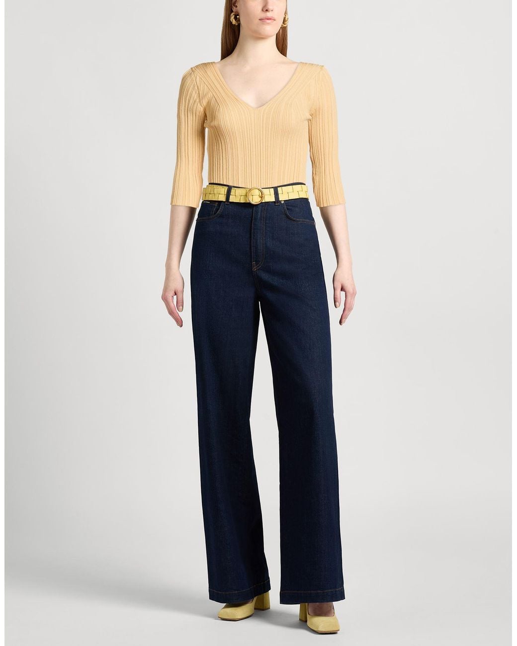 Alberta Ferretti Natural Pullover