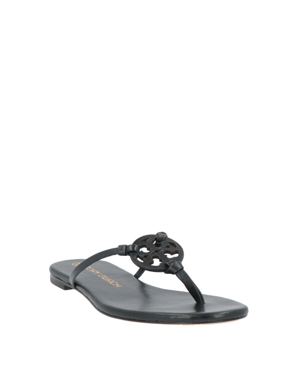 Tory Burch Black Thong Sandal