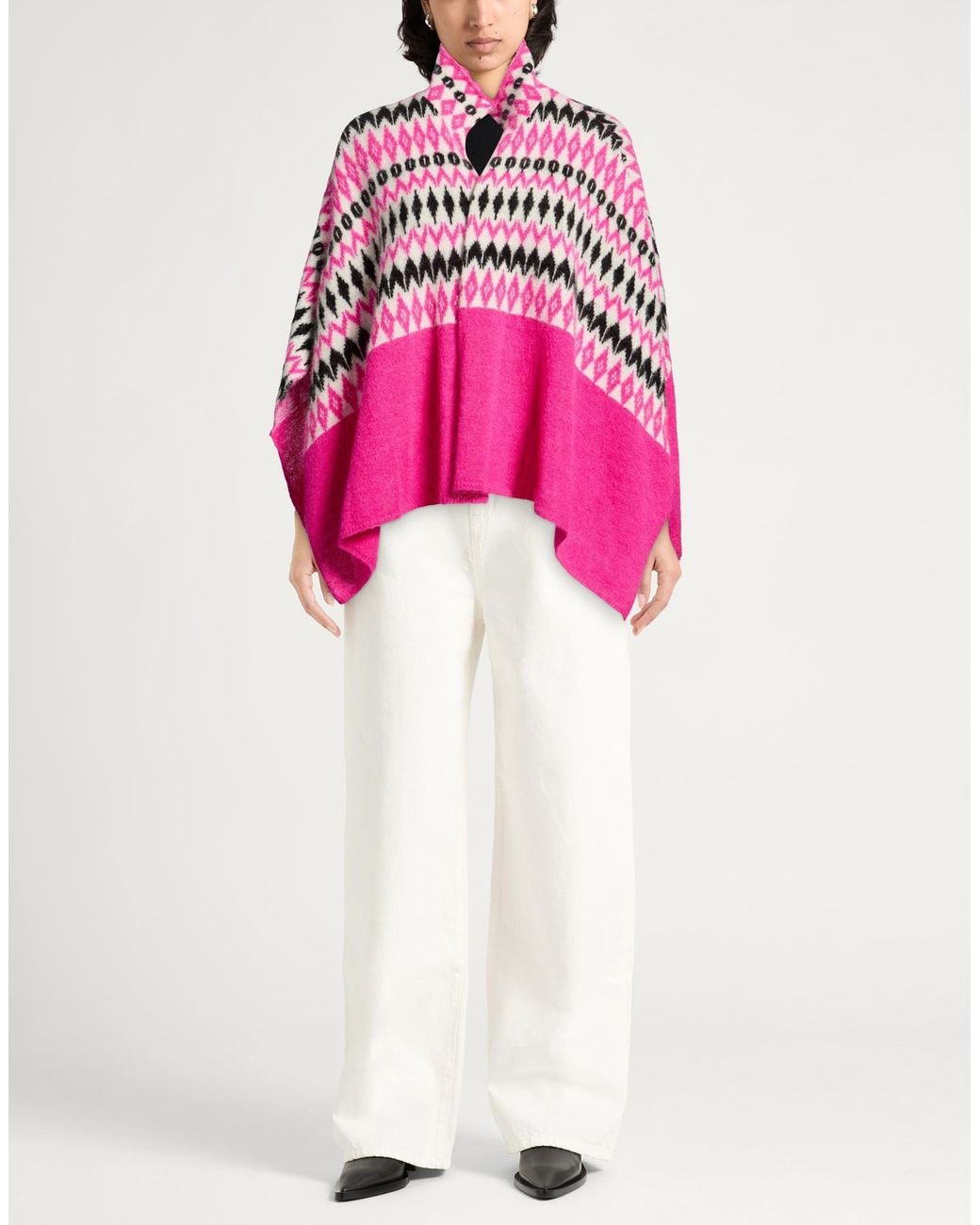 Kangra Pink Cape Alpaca Wool, Polyamide, Wool