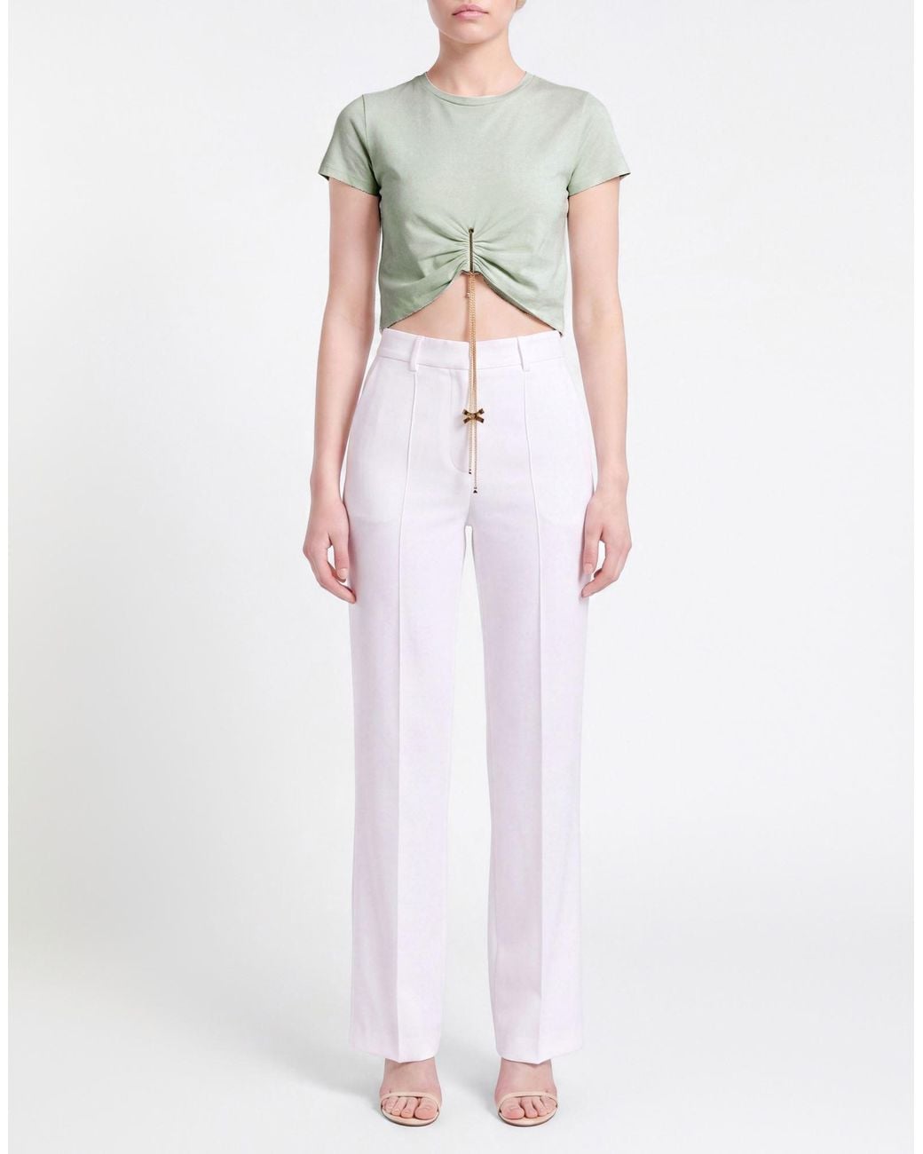 Elisabetta Franchi Gray T-Shirt Cotton