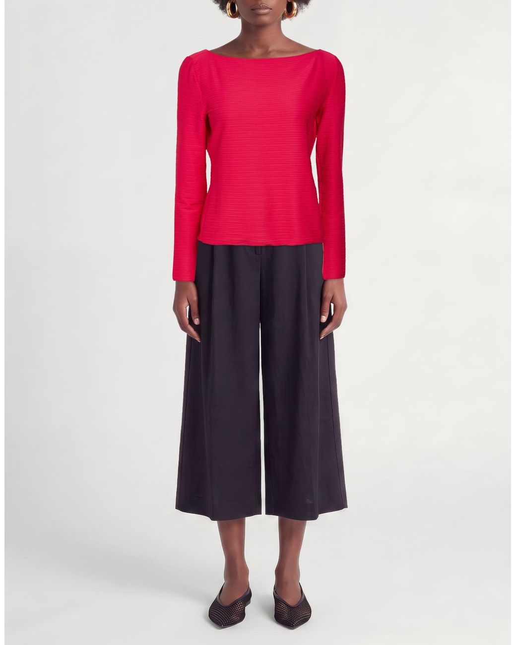 Emporio Armani Red Top Polyamide, Elastane