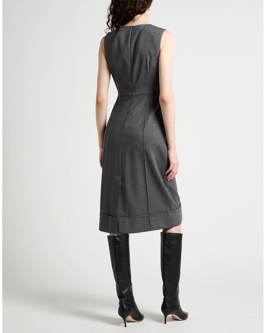 Peserico Gray Midi Dresses