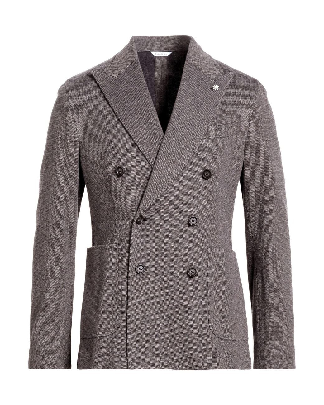 Manuel Ritz Gray Blazers for men