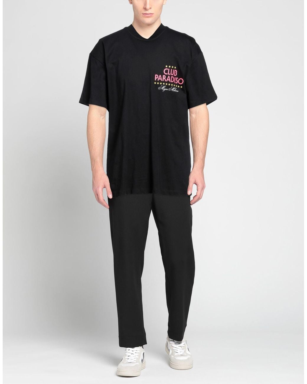 MSGM T-shirts in Black für Herren