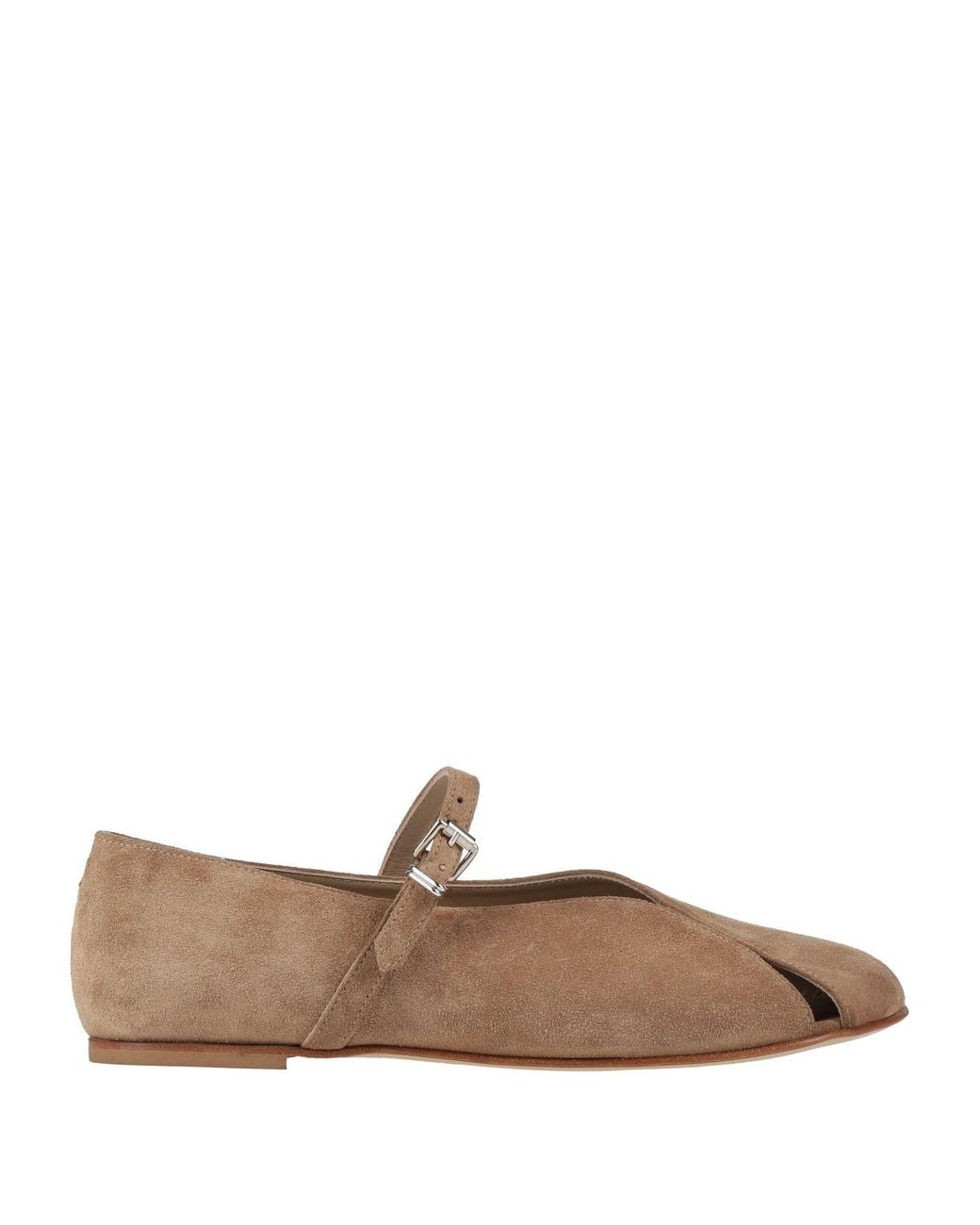 Elena Iachi Brown Ballet Flats