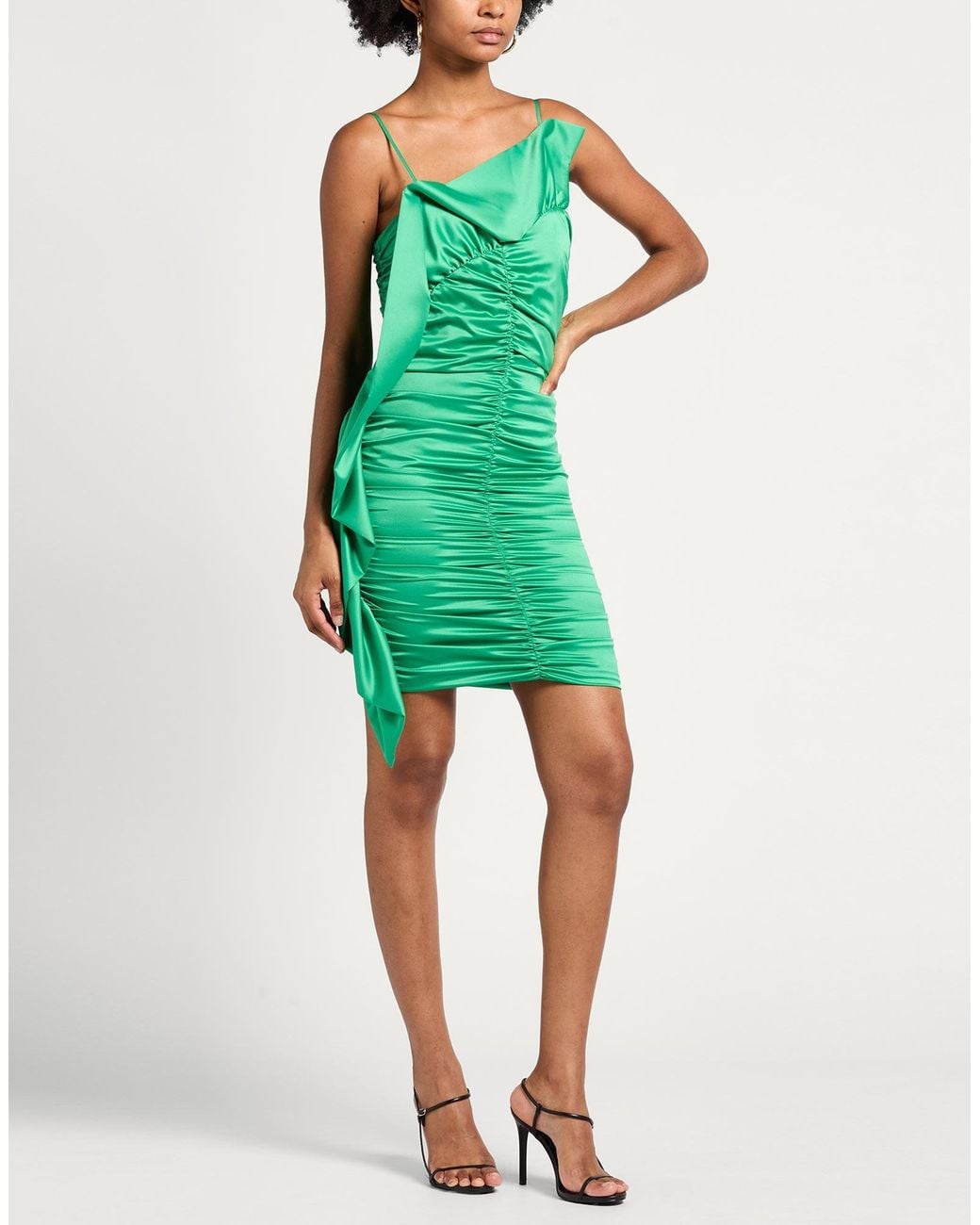 SIMONA CORSELLINI Green Mini Dresses