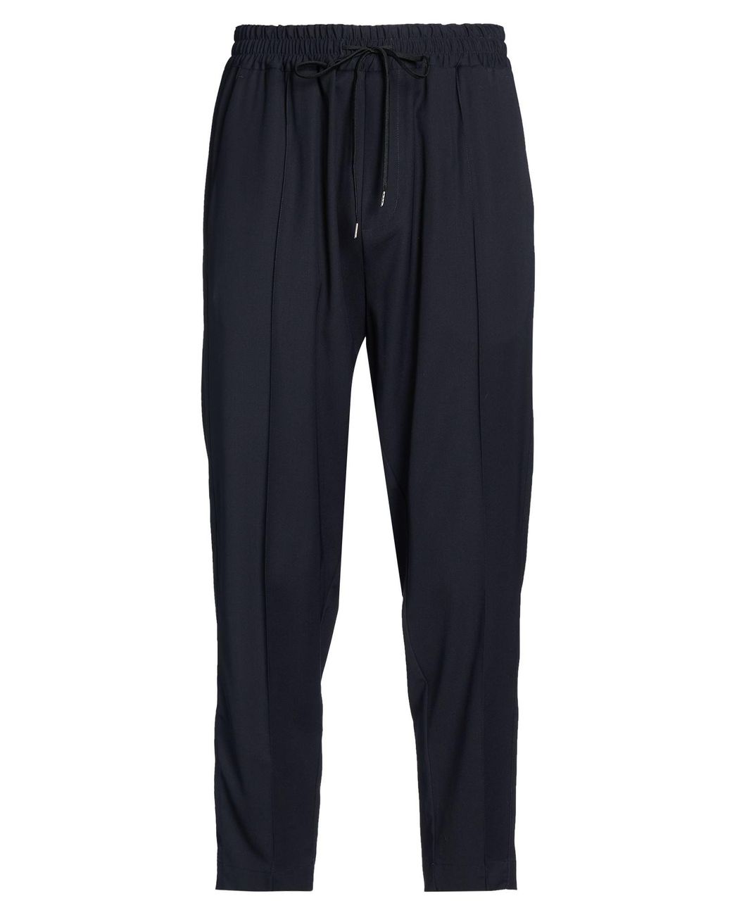 Isabel Benenato Blue Midnight Pants Virgin Wool for men
