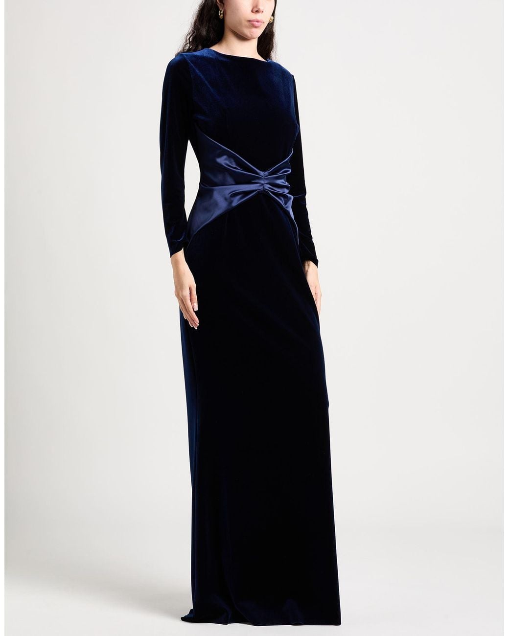 La Petite Robe Di Chiara Boni Black Maxi Dress Polyamide, Elastane