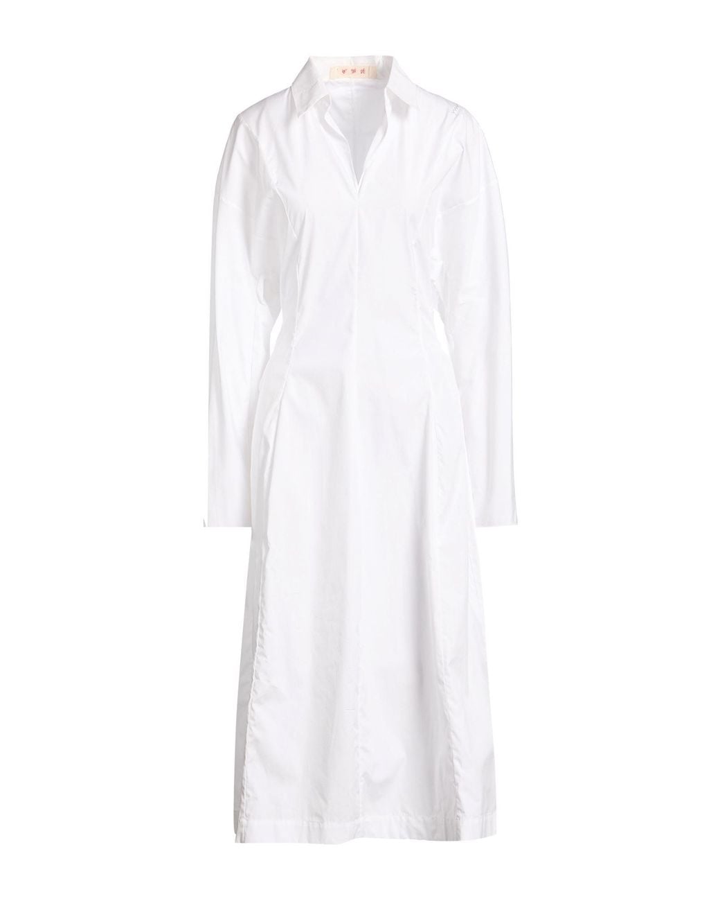 Marni White Midi Dress