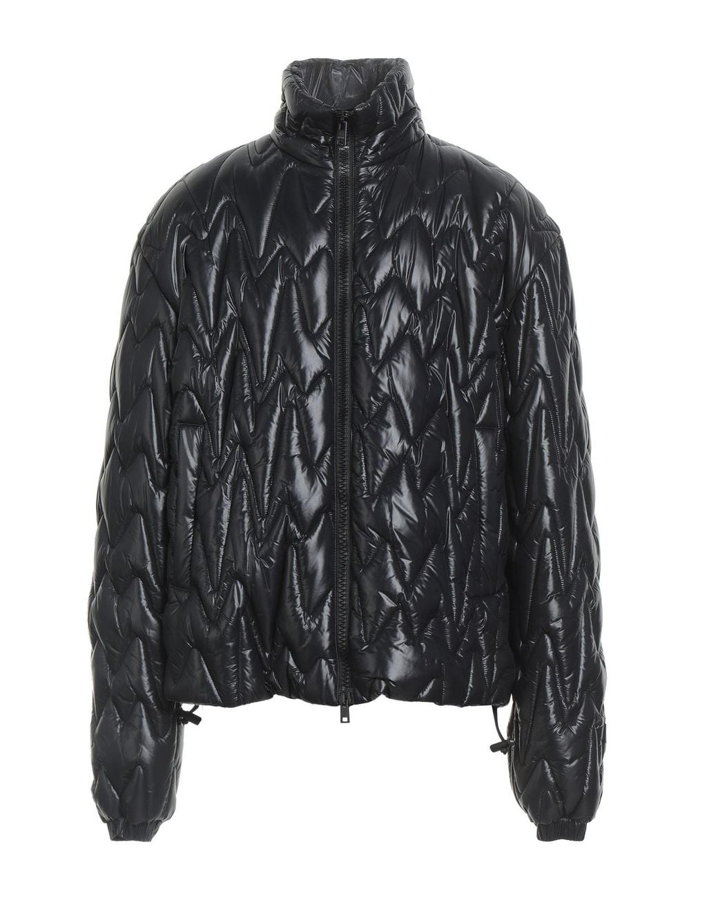 MSGM Black Puffer Polyester, Polyamide, Polypropylene for men