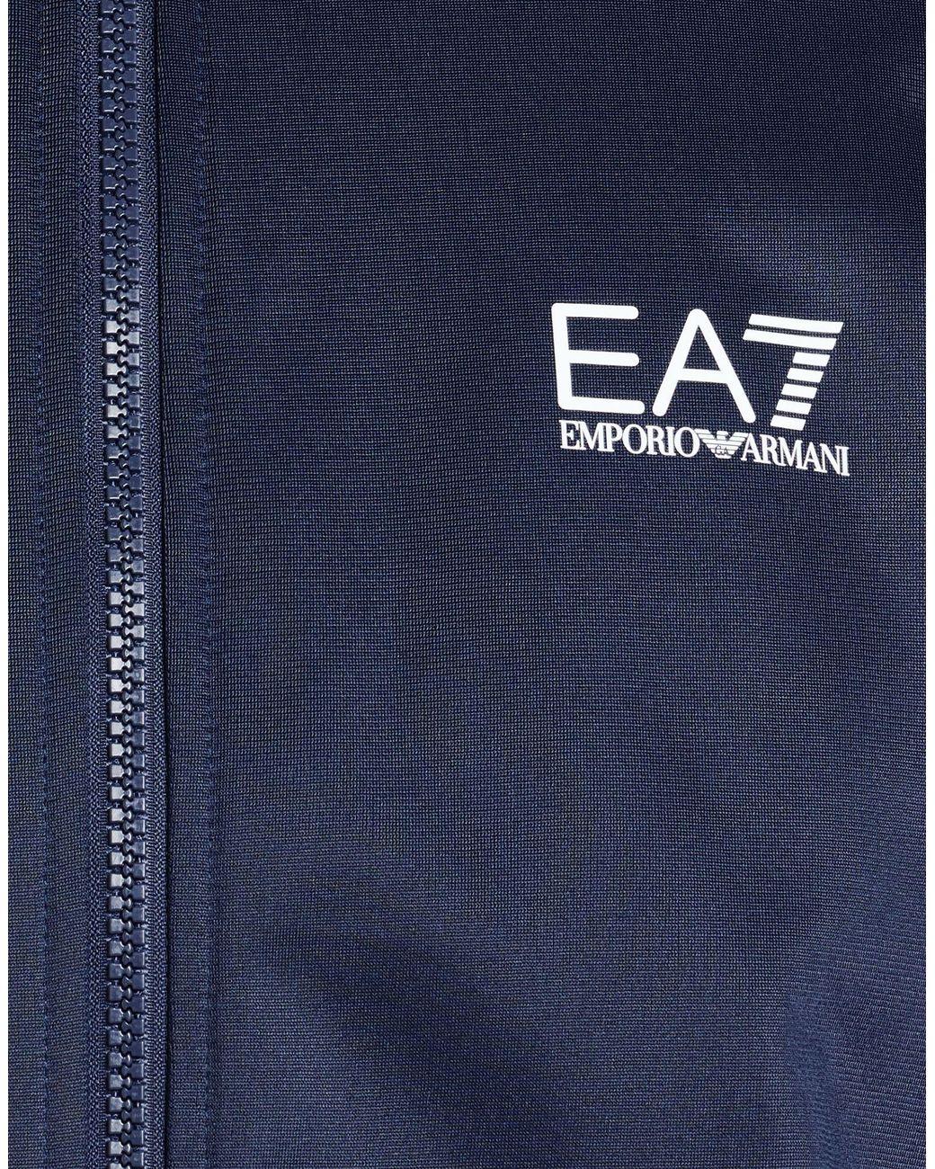 EA7 Blue Tracksuit Polyester for men