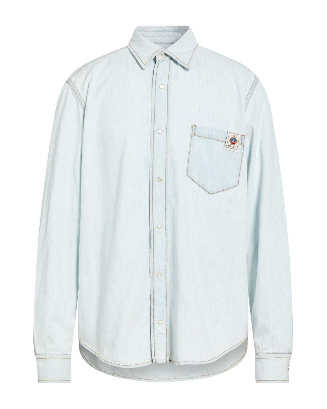 Bally Blue Denim Shirt for men