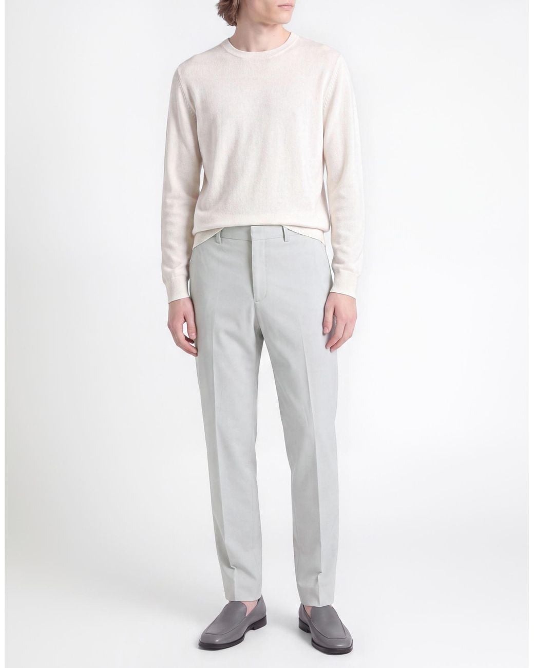 Circolo 1901 Gray Pants Cotton, Elastane for men