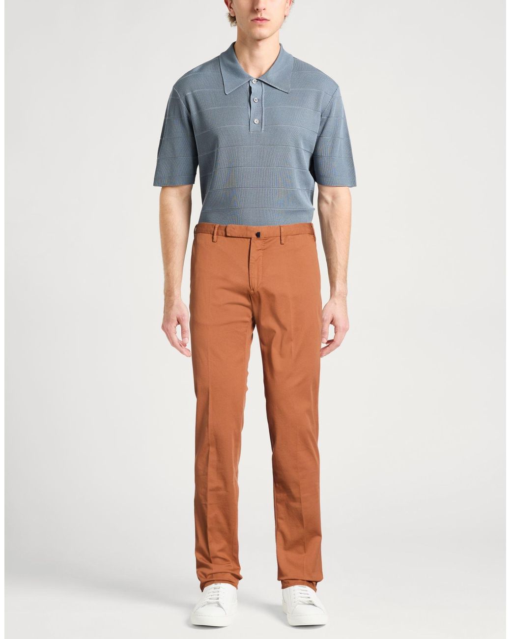 Incotex Brown Trouser for men