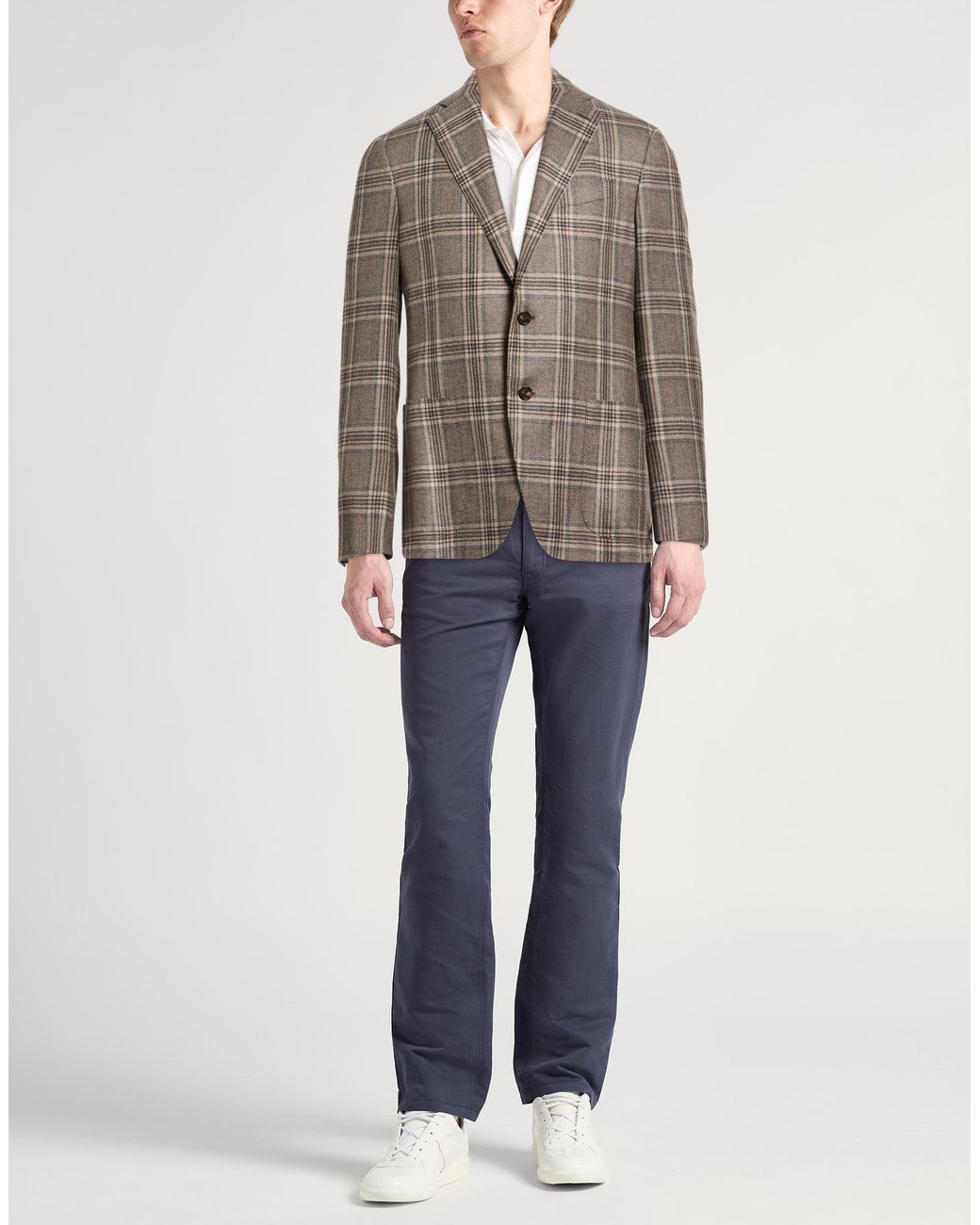 Caruso Brown Blazer for men